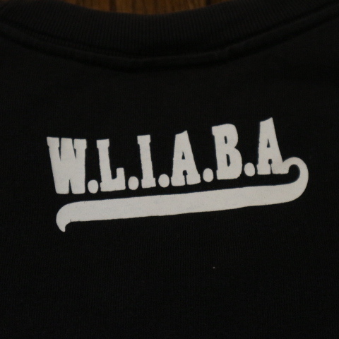 A BATHING APE W.L.I.A.B.A Tシャツ M ブラック ア ベイシング エイプ 日本製 半袖 WLiABA BAPE ベイプ ロゴ ギター ロック キャラクター_画像7