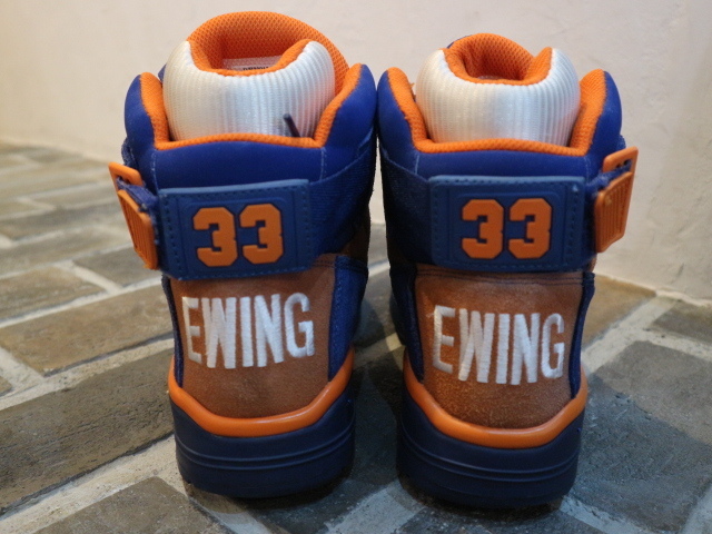 箱あり EWING ATHLETICS EWING 33 HI US10 28cm ブルー パトリック ユーイング アスレチックス バスケ ハイカット スニーカー_画像5