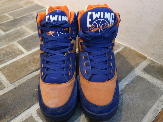 箱あり EWING ATHLETICS EWING 33 HI US10 28cm ブルー パトリック ユーイング アスレチックス バスケ ハイカット スニーカー_画像4