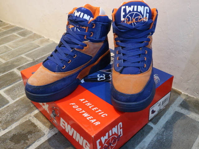 箱あり EWING ATHLETICS EWING 33 HI US10 28cm ブルー パトリック ユーイング アスレチックス バスケ ハイカット スニーカー_画像8