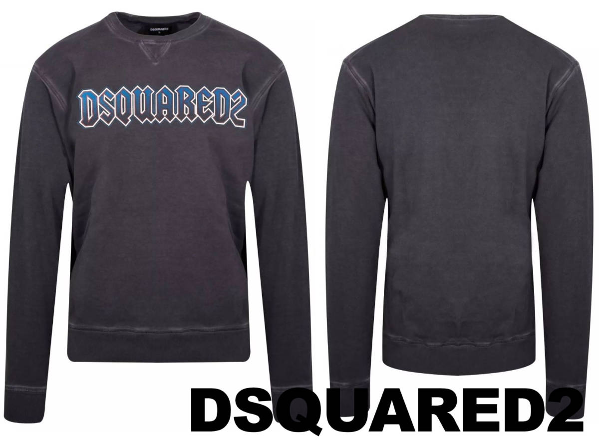 新品タグ付き ディースクエアード DSQUARED2 メンズ ロゴ スウェット