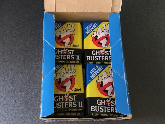  last repeated price cut!! ghost Buster z2 sticker & Bubble chewing gum box set Vintage GHOST BUSTERS II STICKER&BUBBLE GUM tube V2