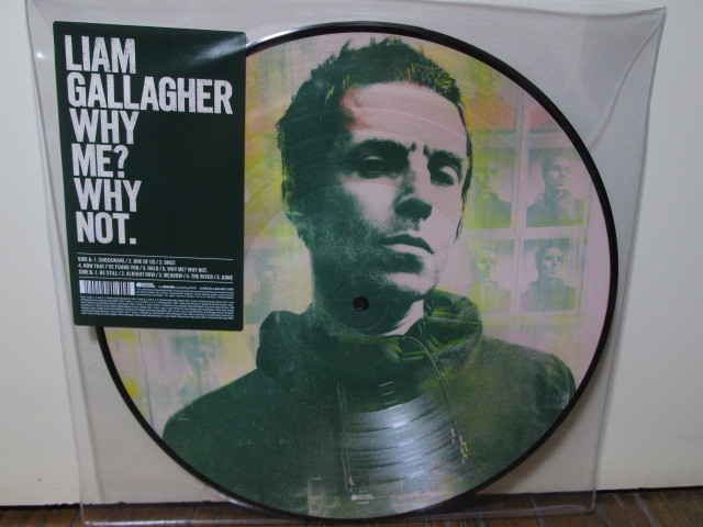 未再生 Why Me? Why Not ピクチャーディスク(analog) Liam Gallagher アナログレコード vinyl_画像1