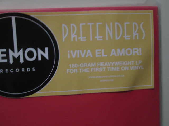 EU-original VIVA EL AMOR [Analog] ザ・プリテンダーズ Pretenders　アナログレコード vinyl_画像2