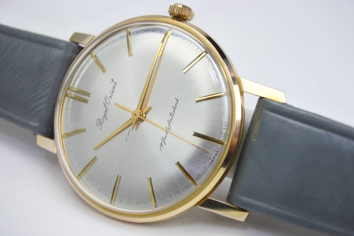 ☆オリエント高級ライン 195～60年代製　　ROYAL　ORIENT　19石　手巻紳士腕時計　デッドストック品_画像7