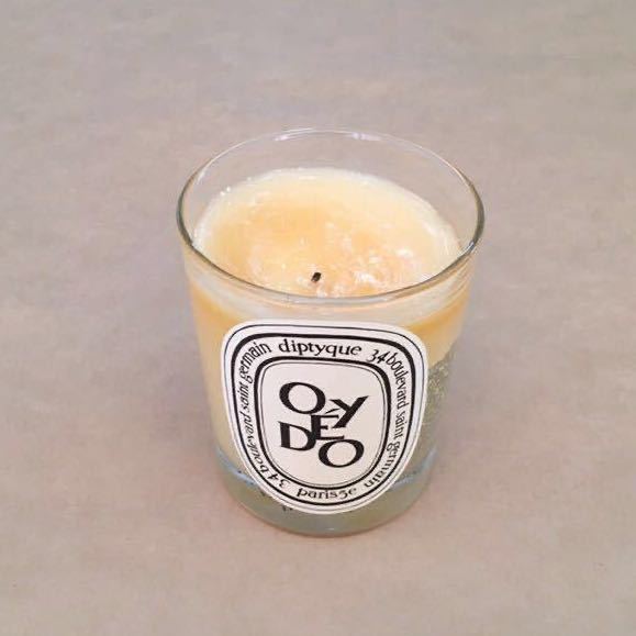 残量8割程度 diptyque ディプティック oyedo オイエド フレグランスキャンドル 190g アロマキャンドル 柚子 ローソク @a865_画像1