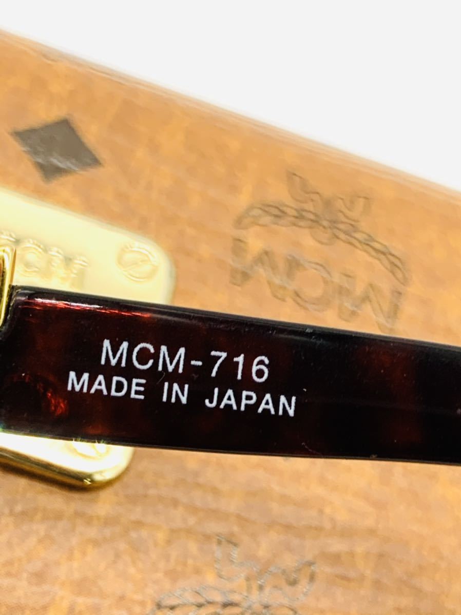 MCM サングラス　ビンテージ1990’s mod:716 サイズ 57口19 140 中古品です　日本製_画像6
