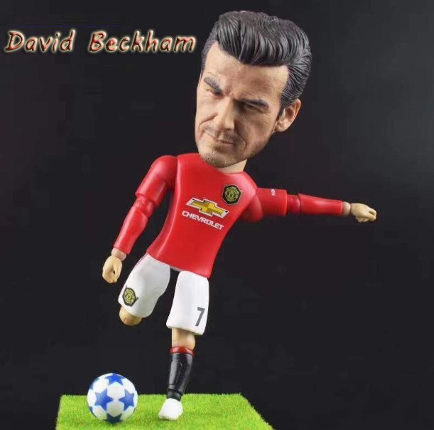 Paypayフリマ サッカー マンチェスター ユナイテッド 選手 David Beckham デビッド ベッカム フィギュア 玩具模型 コレクション