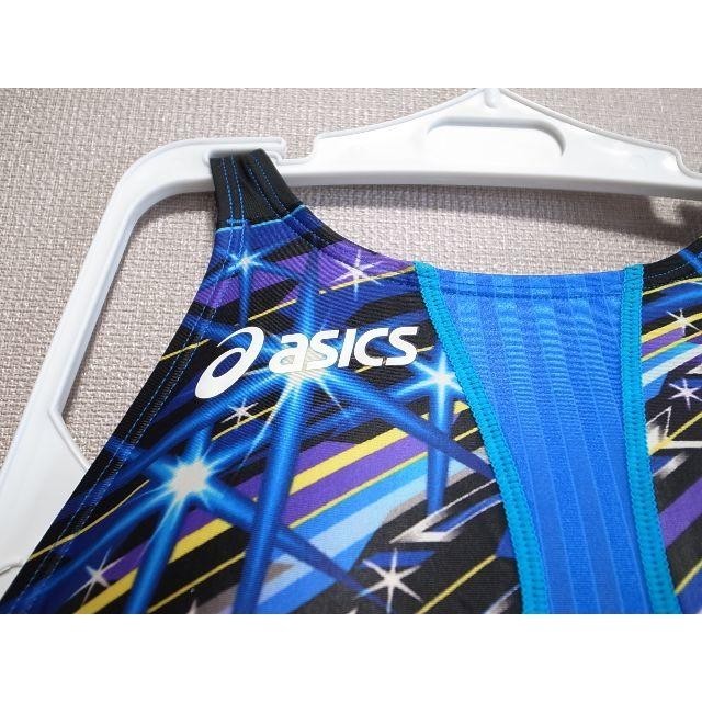 アシックス 競泳水着 Lサイズ ブルー asics ハイドロSP TLINER アシックス 競泳水着 Lサイズ ブルー asics ハイドロSP TLINER