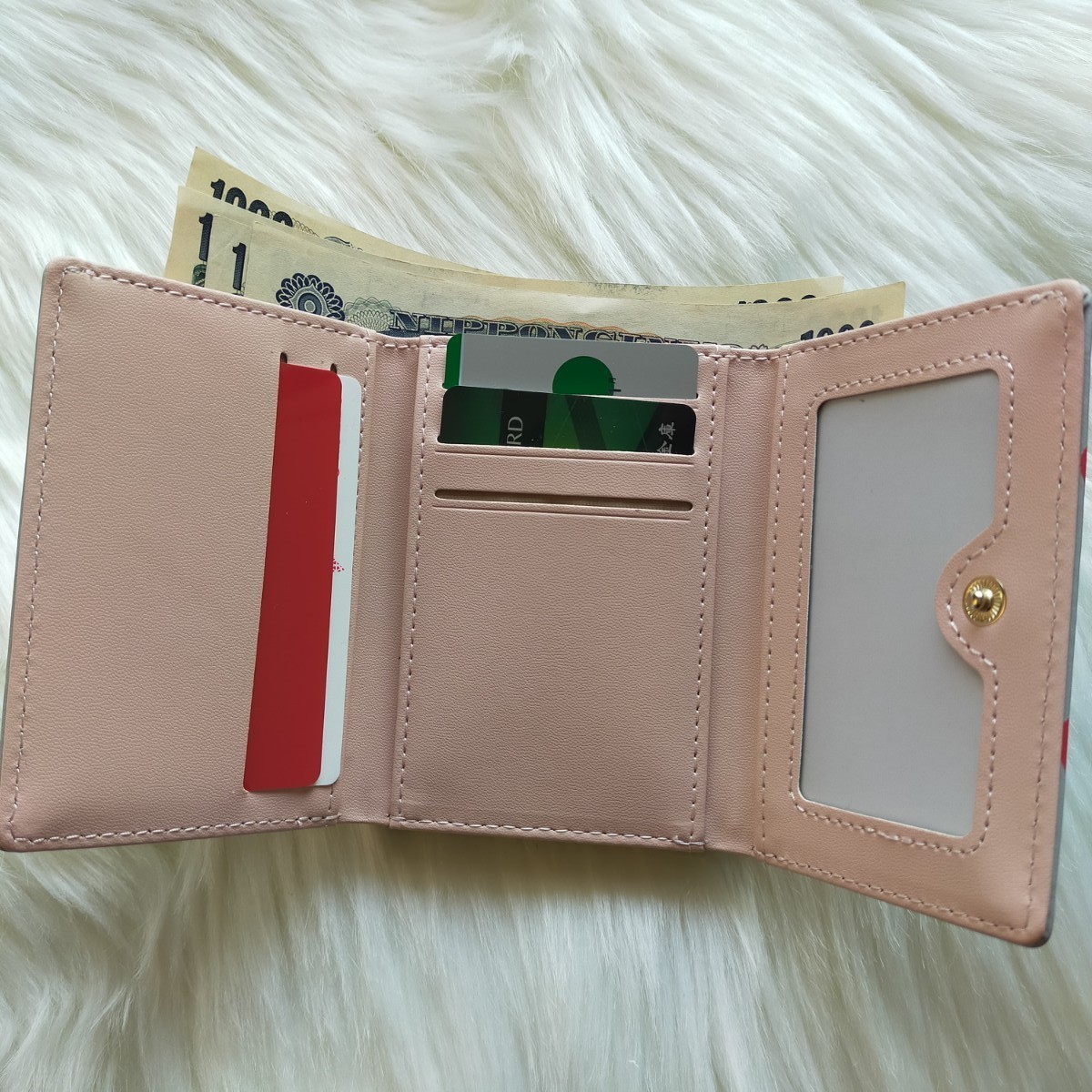 ミニ財布 がま口 財布 三つ折財布 小銭入れ コインケース カード入れ