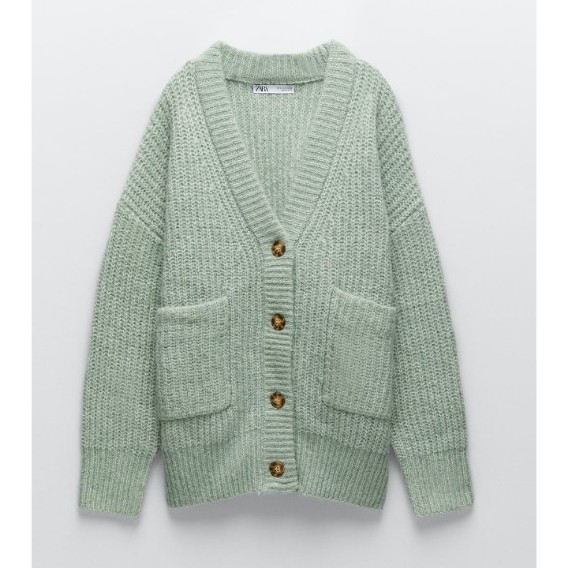 ZARA パッチポケットニットカーディガン|Yahoo!フリマ(旧 ZARA パッチポケットニットカーディガン|Yahoo!フリマ(旧