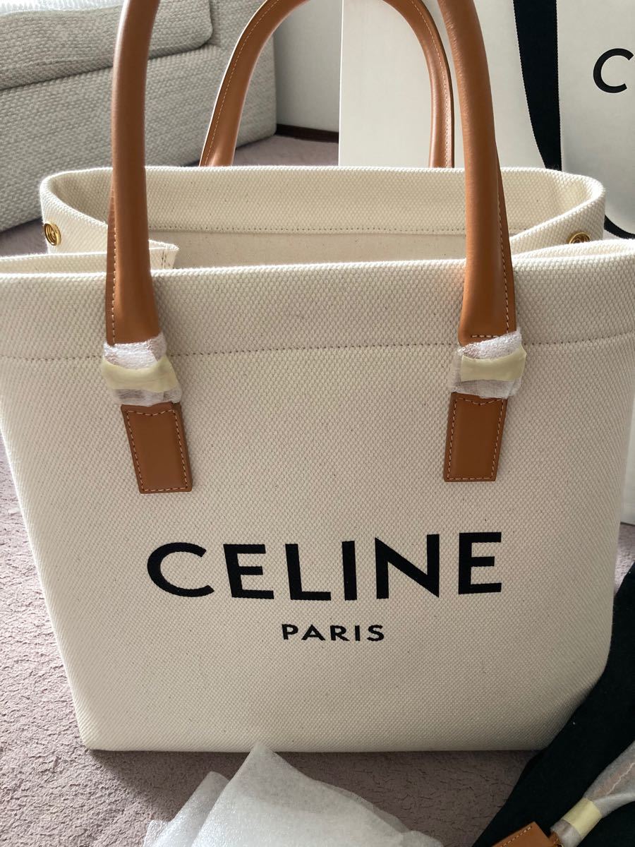 セリーヌ トートバッグCELINE プリント キャンバス & カーフスキン 