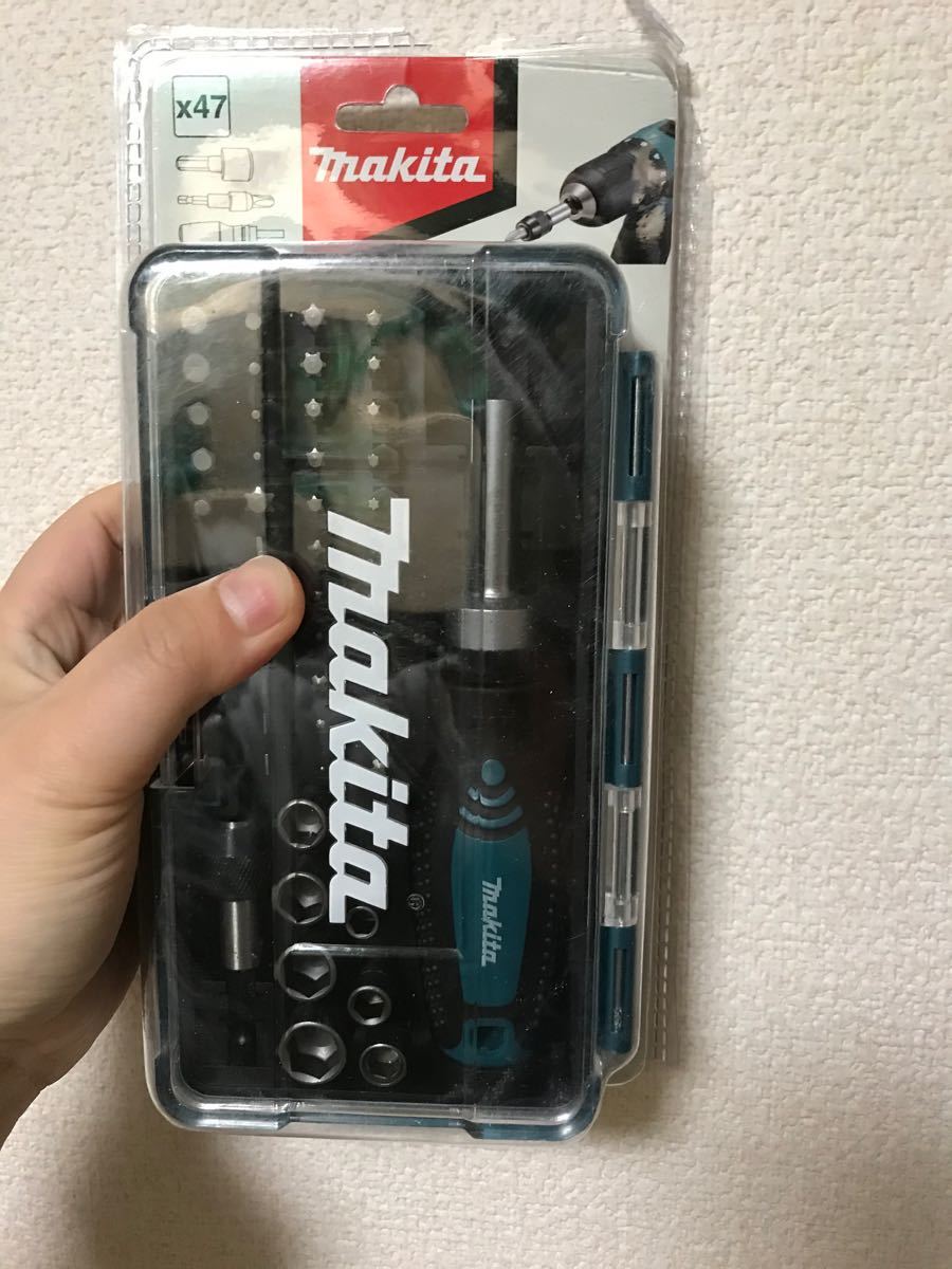 マキタ 純正 ラチェットドライバー ビットセット makita 充電式 マキタ 純正 ラチェットドライバー ビットセット makita 充電式
