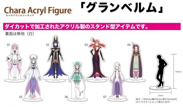 ヤフオク グランベルム キャラ アクリル フィギュア 7種セ ヤフオク グランベルム キャラ アクリル フィギュア 7種セ