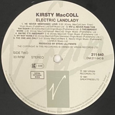 ♪試聴♪Kirsty MacColl / Electric Landlady_画像4