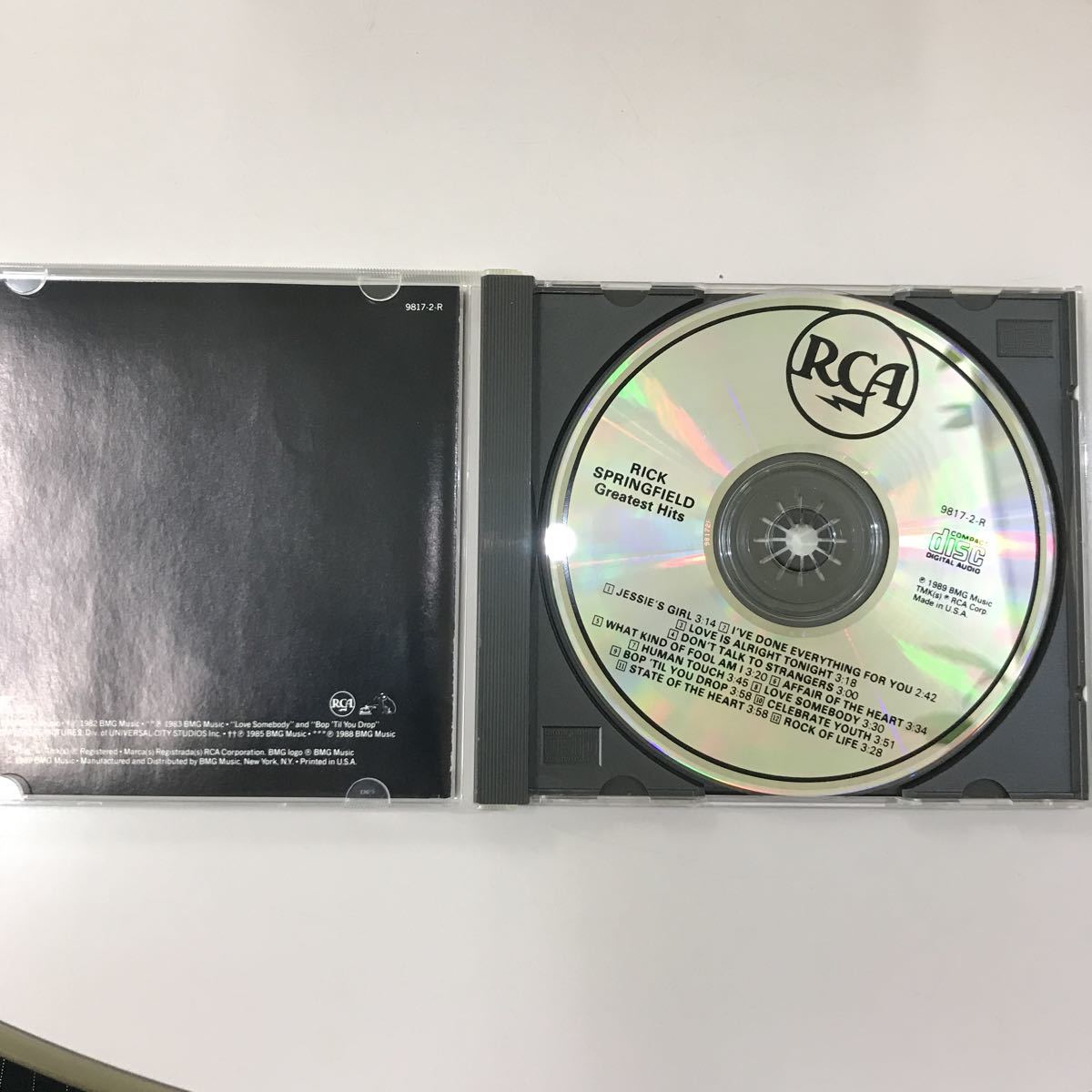 CD 中古☆【洋楽】RICK SPRINGFIELD'S