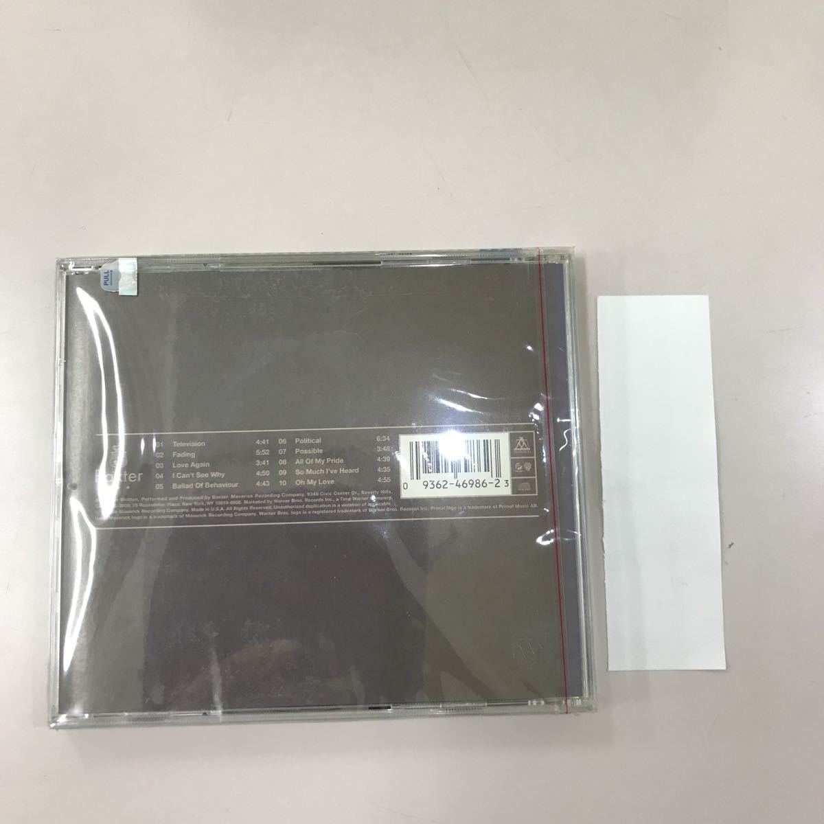 CD 輸入盤未開封【洋楽】長期保存品　BAXTER