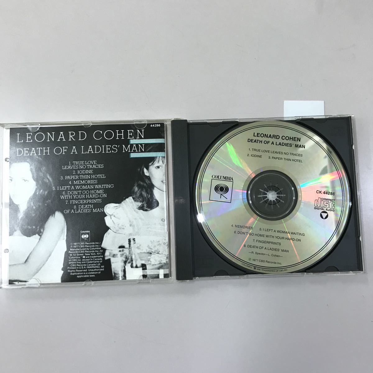 CD 中古☆【洋楽】LEONARD COHEN-DEATH OF A LADIES' MAN