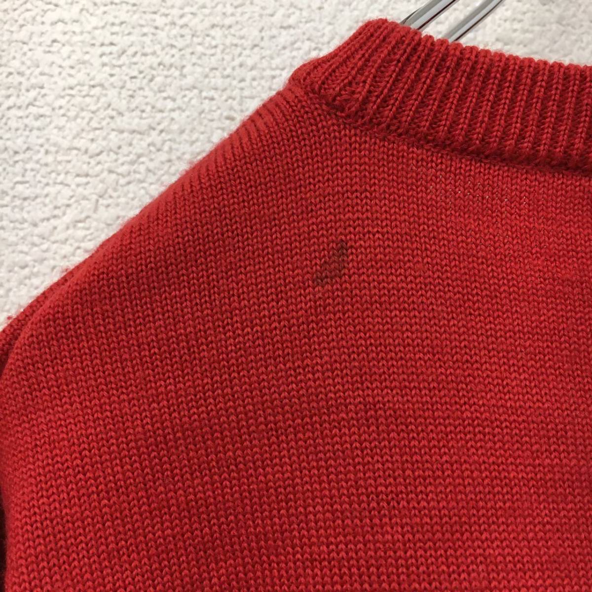 LANCEL Lancel knitted sweater red size M