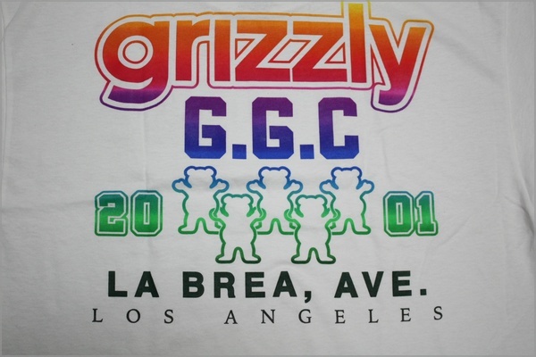 新品 GRIZZLY Tシャツ Mサイズ グリズリー スケーター スケートボード ストリート ホワイト 白 GMB1801P22_画像6