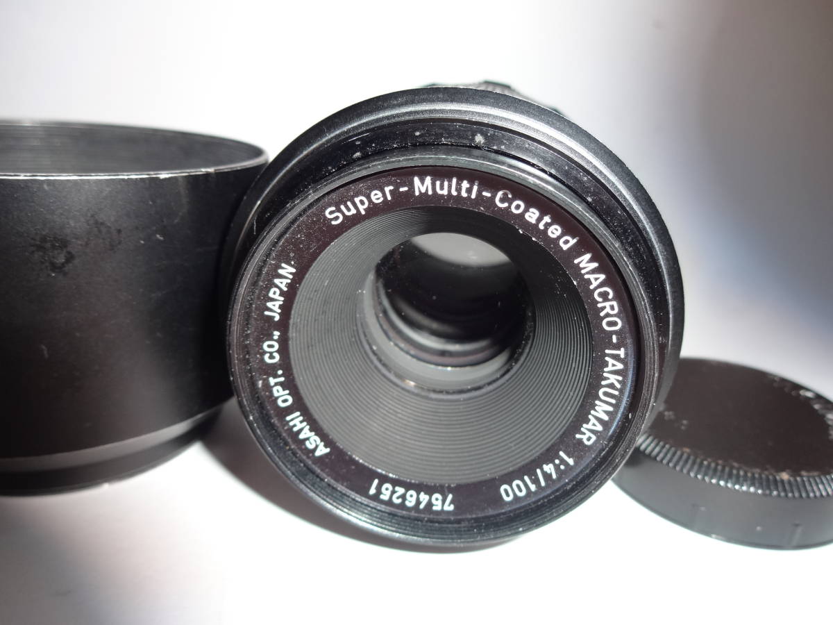 消費税無し PENTAX SMC 送料無料 7546251 マクロレンズ タクマー F4