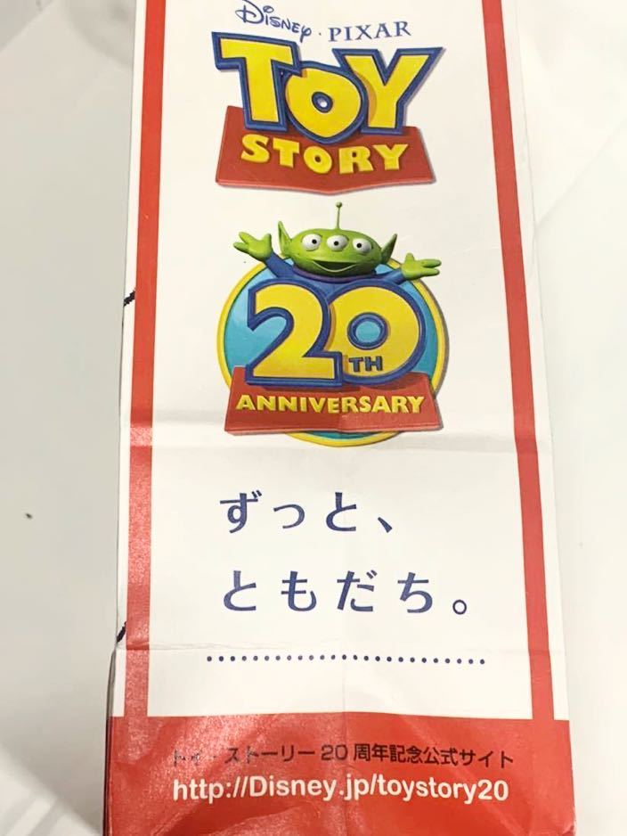 貴重！ TOY STORY /トイストーリー20周年記念 紙袋 ショップ袋☆ Disney Pixar / ディズニーピクサー☆USED_画像4