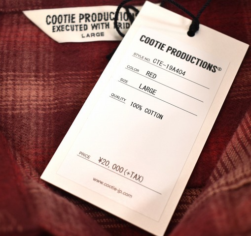 あす楽対応】 (クーティー) COOTIE Ombre JAPAN IN MADE LARGE RED