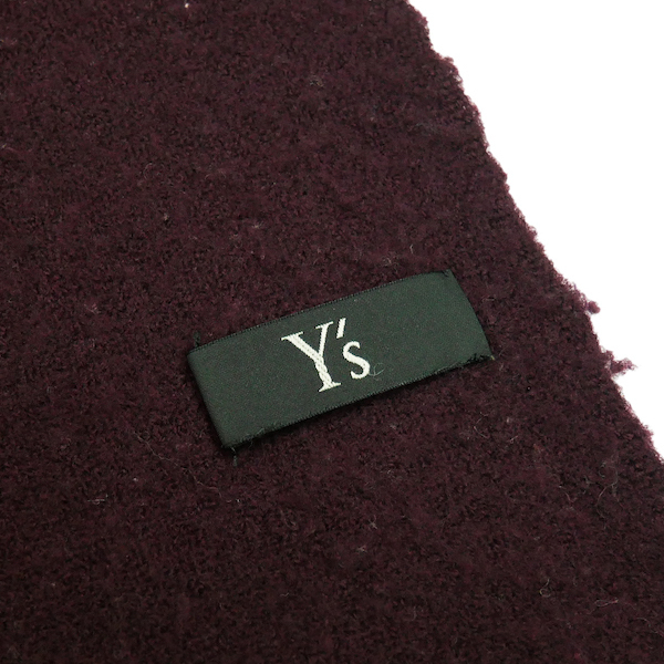 Y’s 「Yohji Yamamoto」 ダメージ加工 フリンジ ストール ワイズ ショール マフラーの画像3