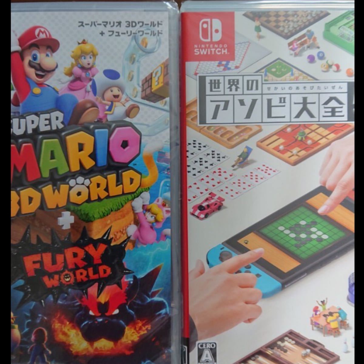 新品未開封　「世界のアソビ大全51 」  「スーパーマリオ3Dワールド」任天堂スイッチ　 Nintendo Switch