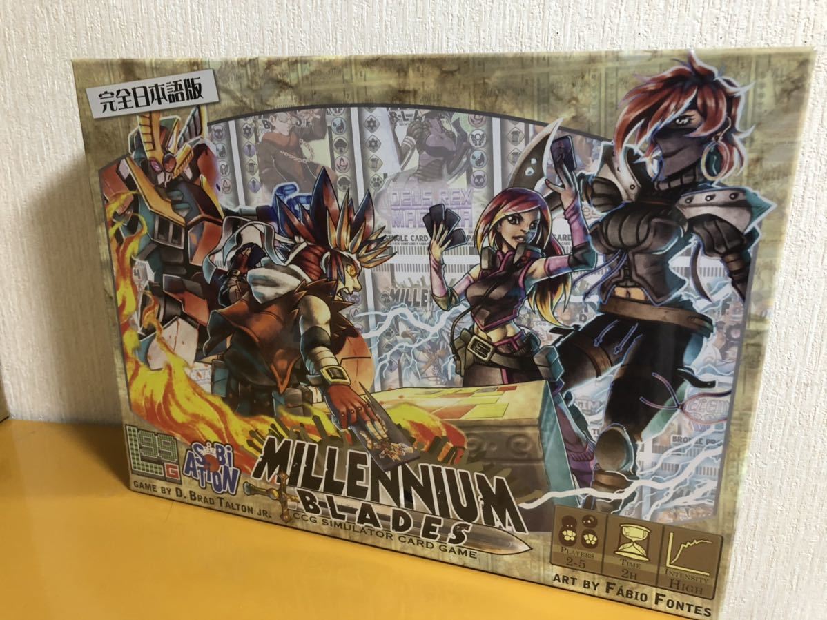 送料無料 新品未開封 ミレニアムブレード 完全日本語版 ボードゲーム millennium blades アソビジョン Asobition CCG 匿名配送