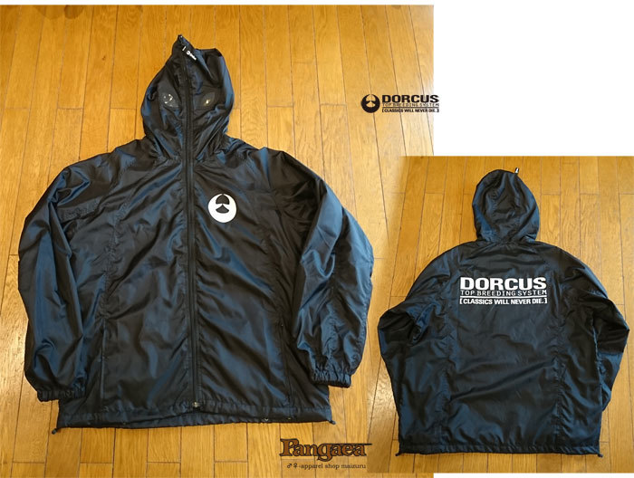 ランキング第1位 logo 送料無料(^^)DORCUS-TBSドーカス　box SALE!! midnight 】 XL ナイロンバージョン【ブラック 変身パーカー jacket nylon hit XLサイズ以上