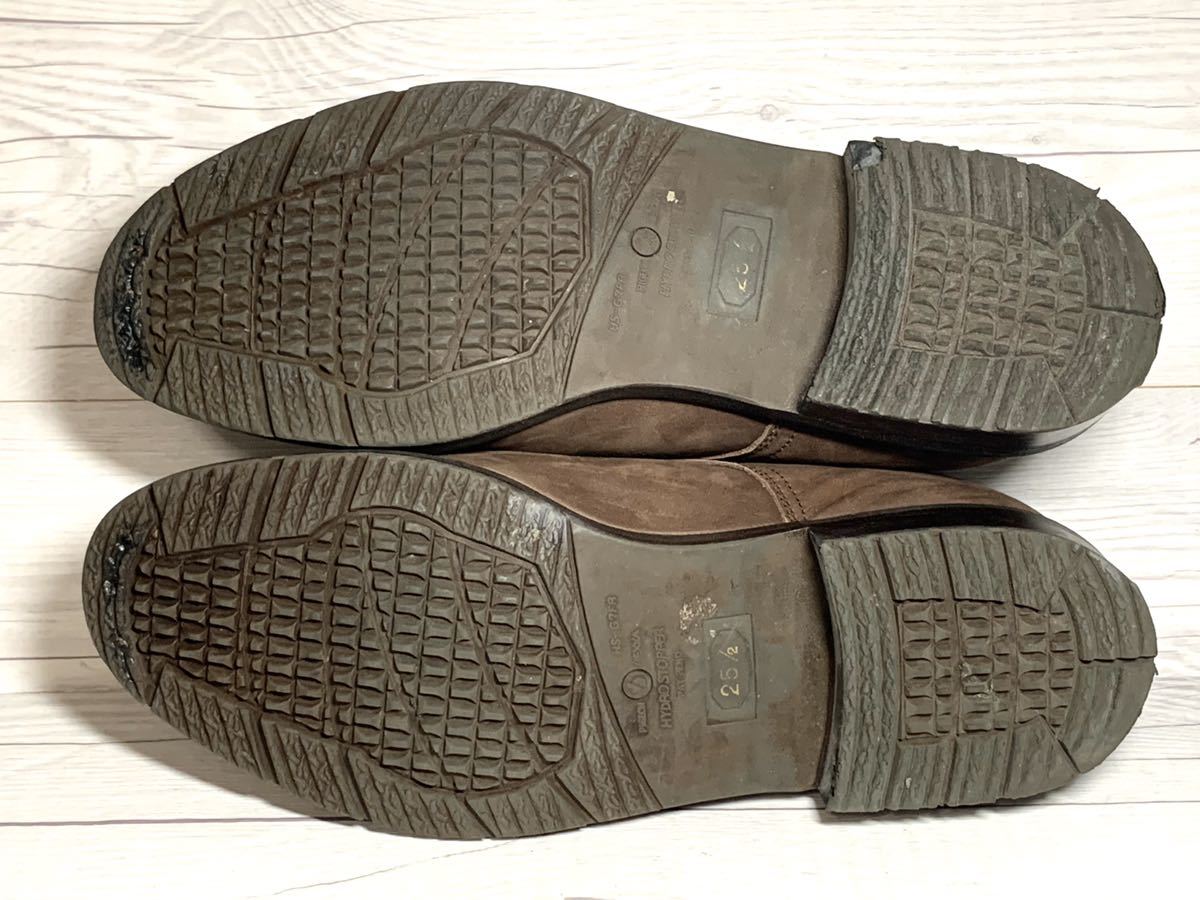 【即決】 KENFORD 25.5cm ケンフォード プレーントゥ レザー ブラウン 茶色 メンズ ドレス ビジネス 革靴 靴 シューズ ヌバック_画像7