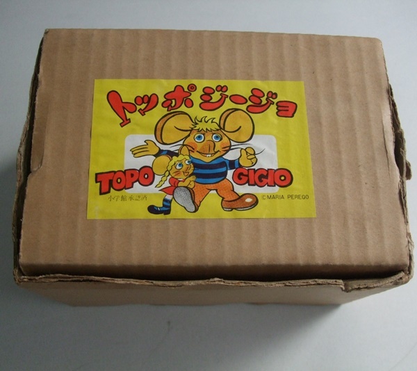 昭和レトロ VINTAGE 60s トッポジージョ Topo Gigio 首振り人形 置物 未使用品 ビンテージ Maria Perego　ネズミ 当時物 日本製 難あり品_画像10