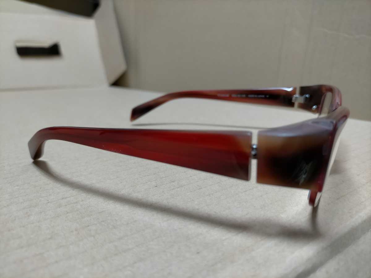  unused increase . glasses corporation THE MASUNAGA salmon to blow series glasses glasses frame size : 53*18-135 red ( wine ) series 
