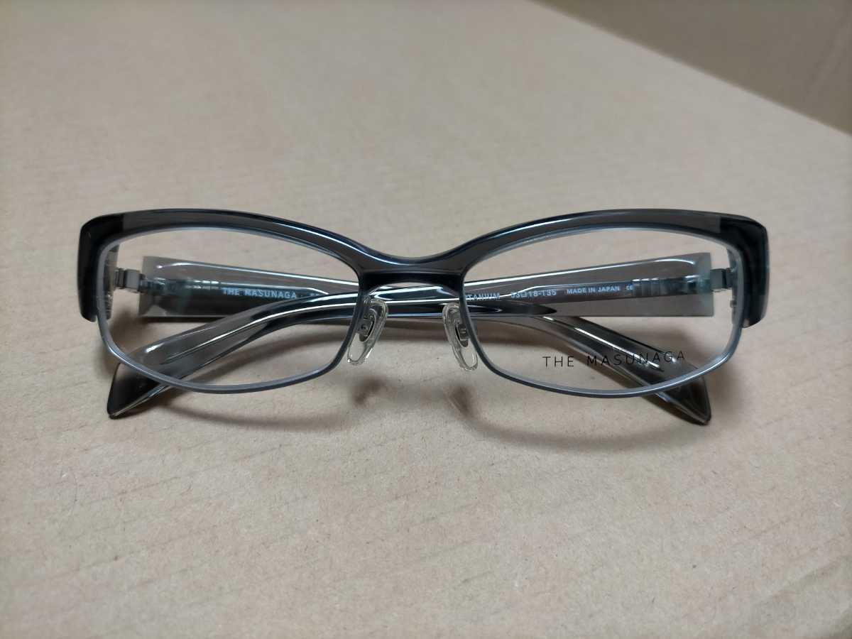 未使用 増永眼鏡㈱ THE MASUNAGA サーモントブロー系 眼鏡 メガネ