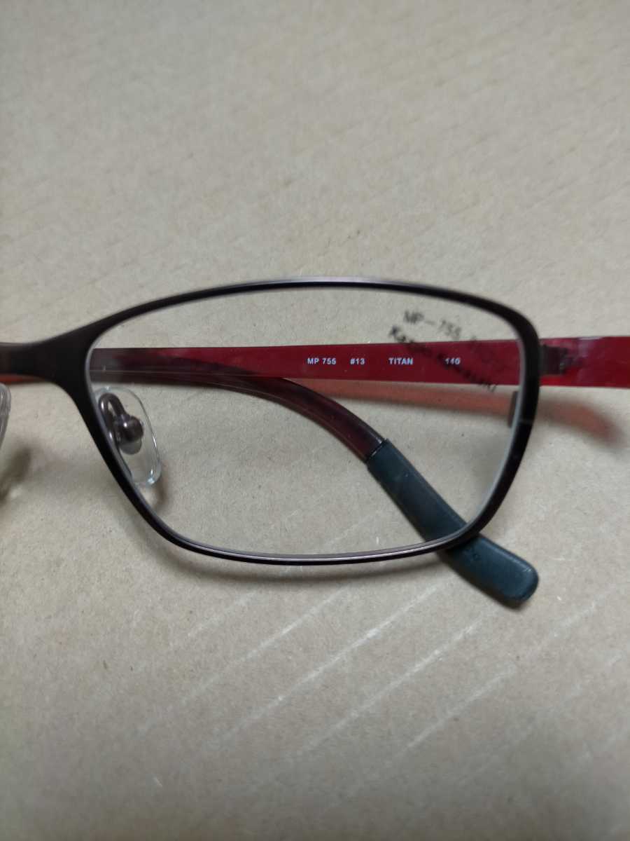 未使用 増永眼鏡㈱ KAZUO KAWASAKI（カズオカワサキ、川崎和夫） 眼鏡 メガネフレーム サイズ: 51□17-140 MP-755 BRN