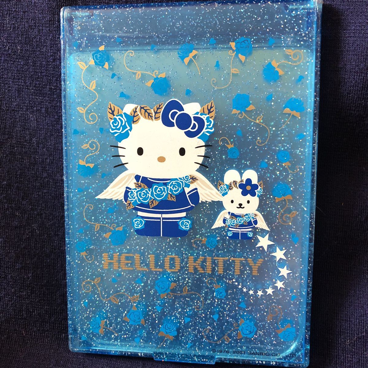 激レア希少品 サンリオ2001年製 ハローキティ 折りたたみミラー 当時物