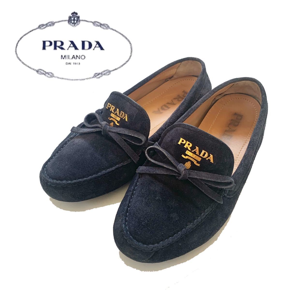 最大52%OFFクーポン PRADA ドライビングシューズ スリッポン カモフラ