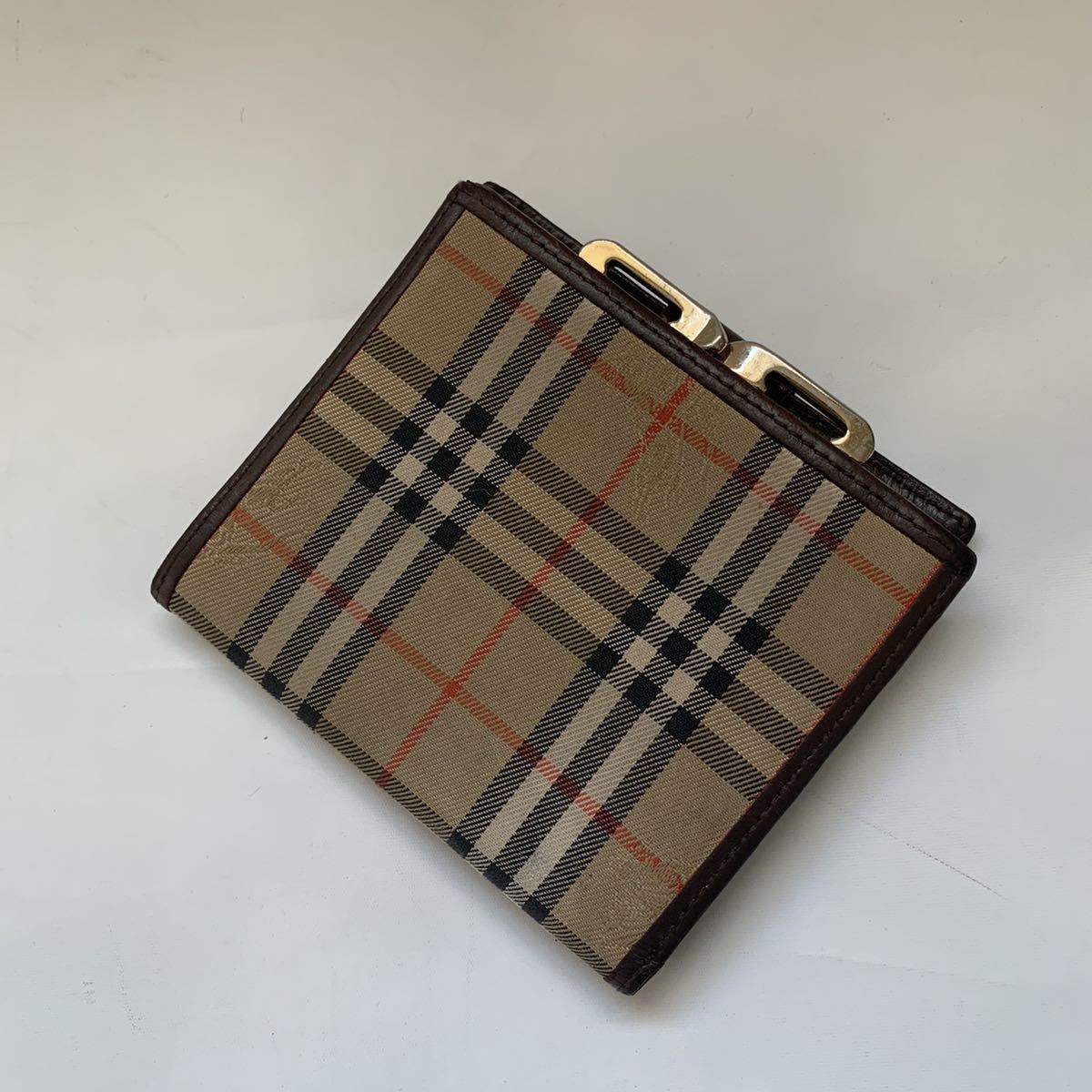 Burberry バーバリー コインケース レザー ブラウン コンパクト 財布