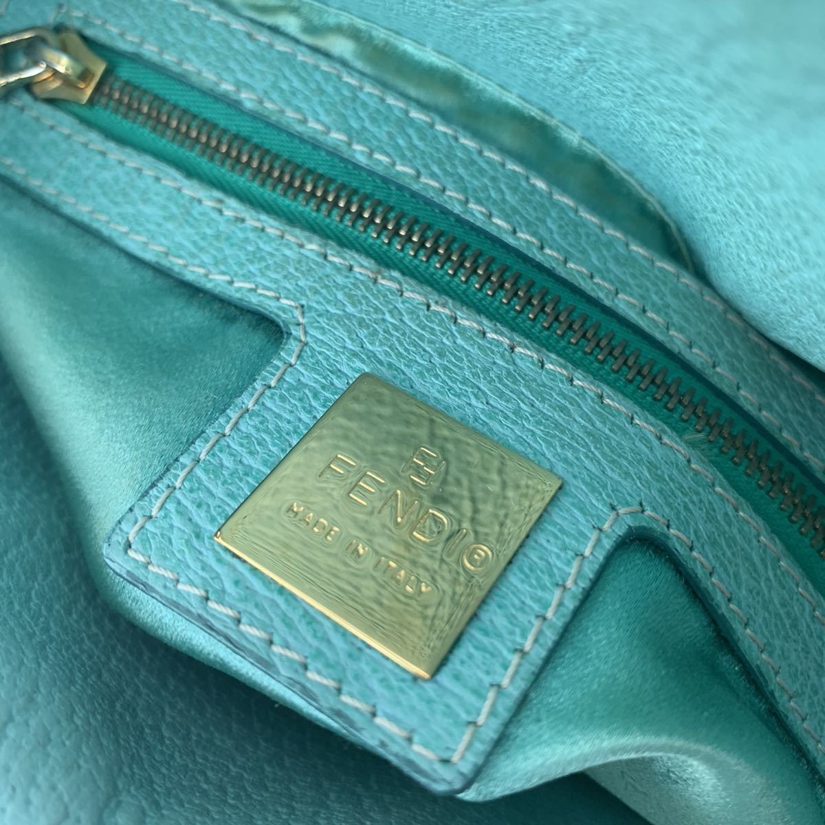 送料無料】FENDI フェンディ マンマバケット ズッカ グリーン 緑