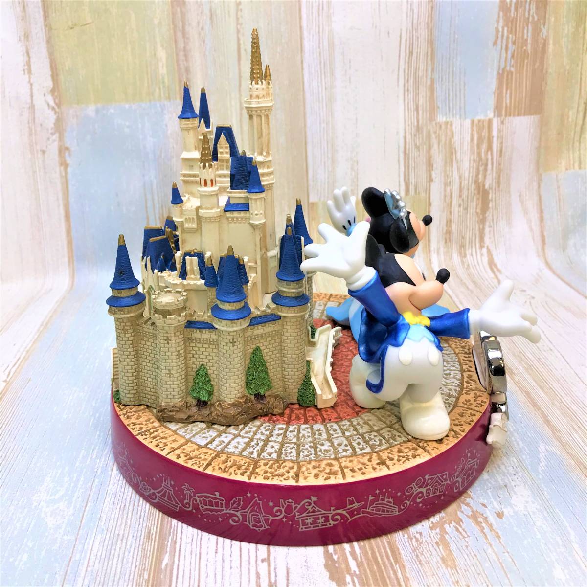  rare * Mickey Mouse Disney Land 20 anniversary sinterela castle Mickey minnie 20thAnniversary figure Lynn *Disney Disney TDL