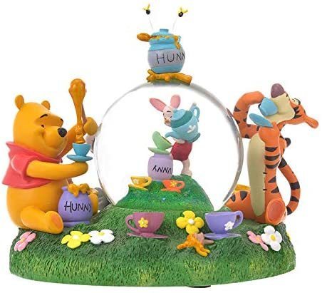 ラス１ 新品★くまのプーさん Winnie the Pooh ティガー ピグレット イーヨー スノーグローブ スノードーム フィギュア★ディズニー Disney_画像1