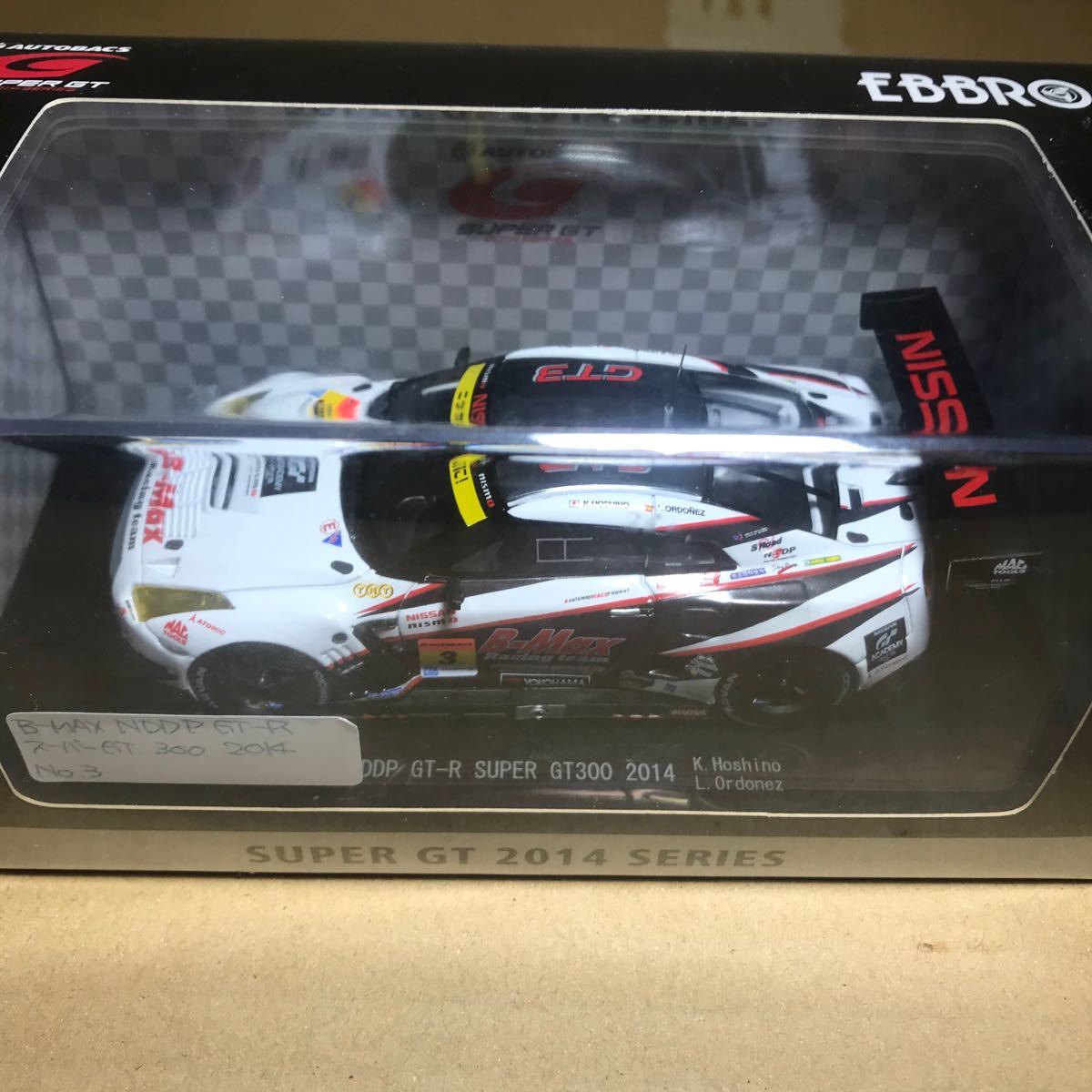 エブロ 1/43 スーパーGT300 2014 No.3 B-MAX NDDP  GT-R EBBRO ミニカー 