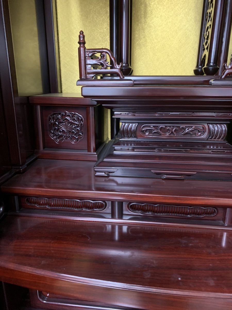 店舗展示品 新品未使用 仏壇 本紫檀 御堂造 細密彫刻 観音 仏壇 店舗展示品 新品未使用 仏壇 本紫檀 御堂造 細密彫刻 観音 仏壇