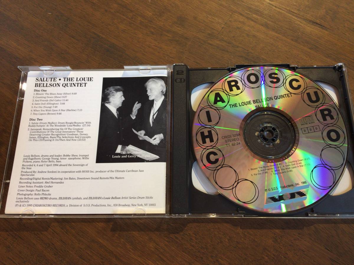 Louie Bellson Quintet『Salute』(2CD) Chiaroscuro Records_画像3