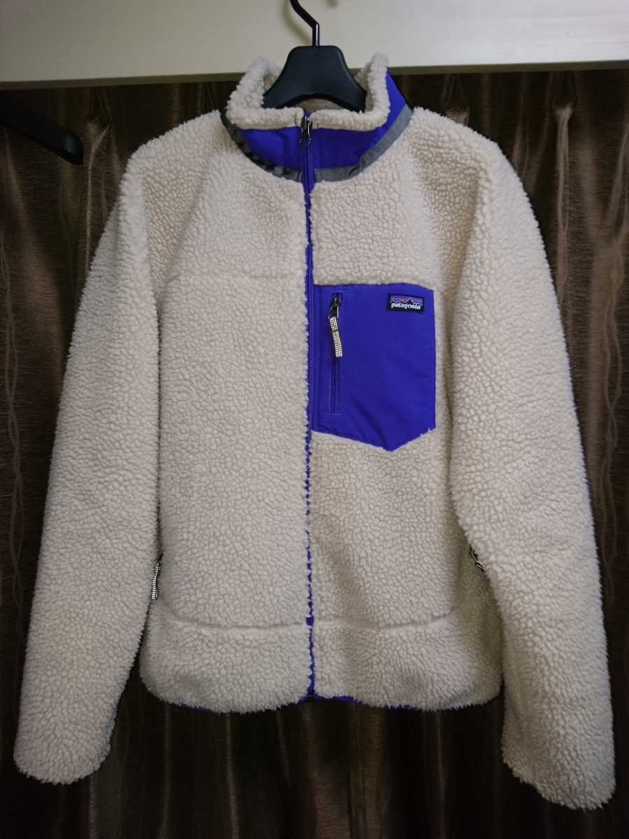 PatagoniaキッズkidsレトロXジャケットXXLフリースSナチュラル vsv