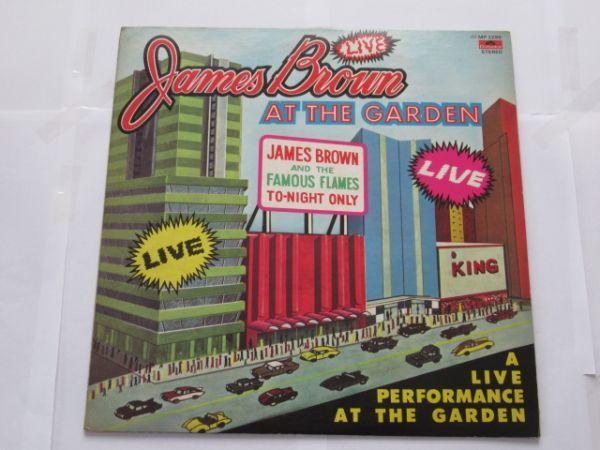 D12-18 LP レコード ポリドール JAMES BROWN ジェームス ブラウン LIVE AT THE GARDEN 全12曲 ソウル R&B ゴスペル_画像1