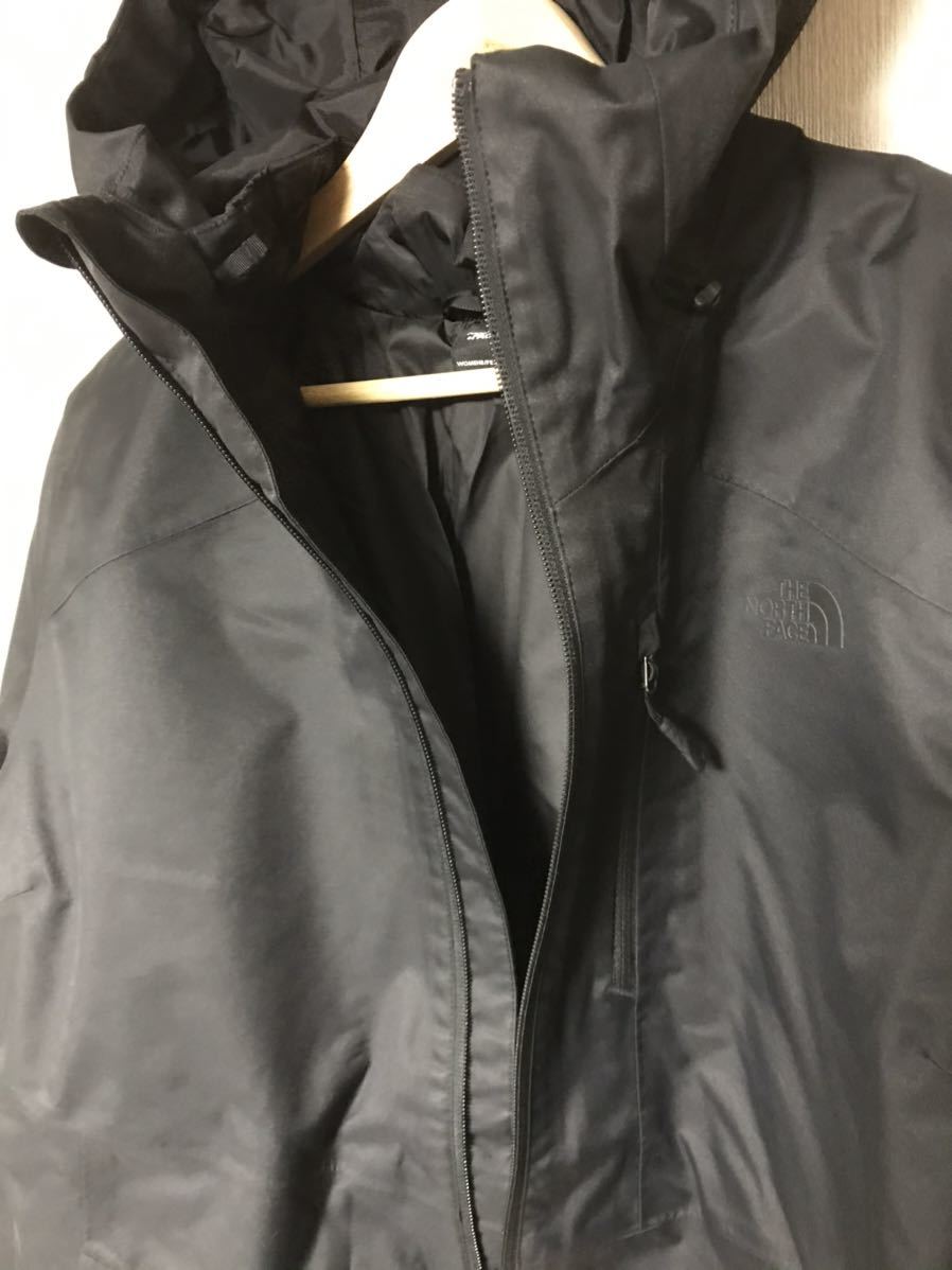 ☆海外限定☆ノースフェイス 3way マウンテンパーカ 黒 L ☆海外限定☆ノースフェイス 3way マウンテンパーカ 黒 L