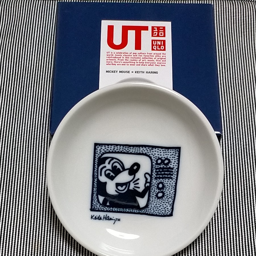 ユニクロ UT 豆皿 小皿 キース・ヘリング ミッキーマウス 新品 未使用 ２枚 セット｜PayPayフリマ