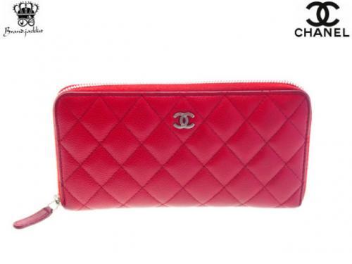 【Used 通常品】シャネル CHANEL マトラッセ 長財布 レッド キャビアスキン Gカード S/N21番台 付属品完備_画像1